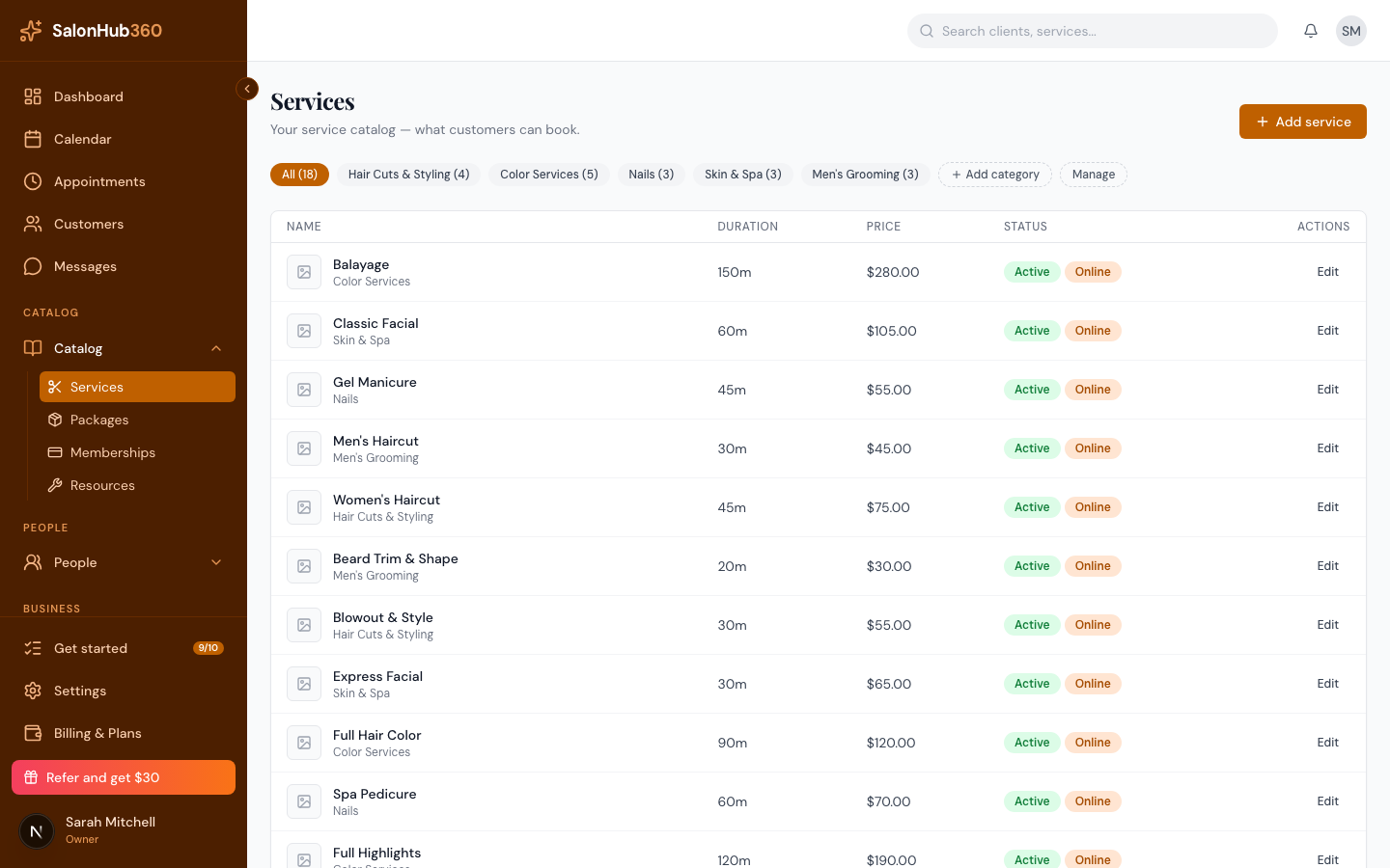 The Basic details section of the new service form